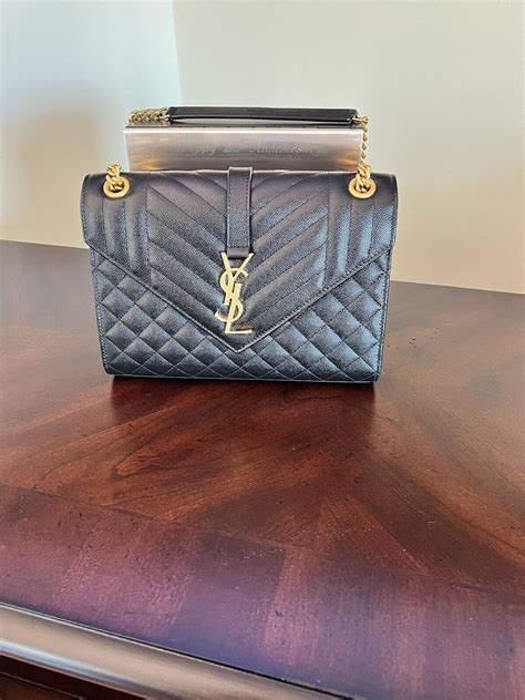 Saint Laurent Envelope Small Bag in Mix Matelasse 